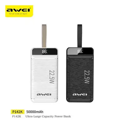 Awei P142K 50000mAh 22.5W Power bank Fast Charging With LED Digital Display